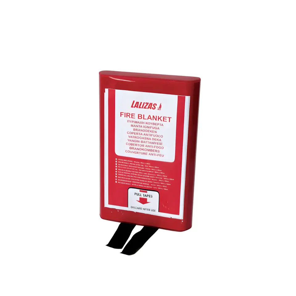 Fire Blanket 100 x 100 cm İn A Case Pvc