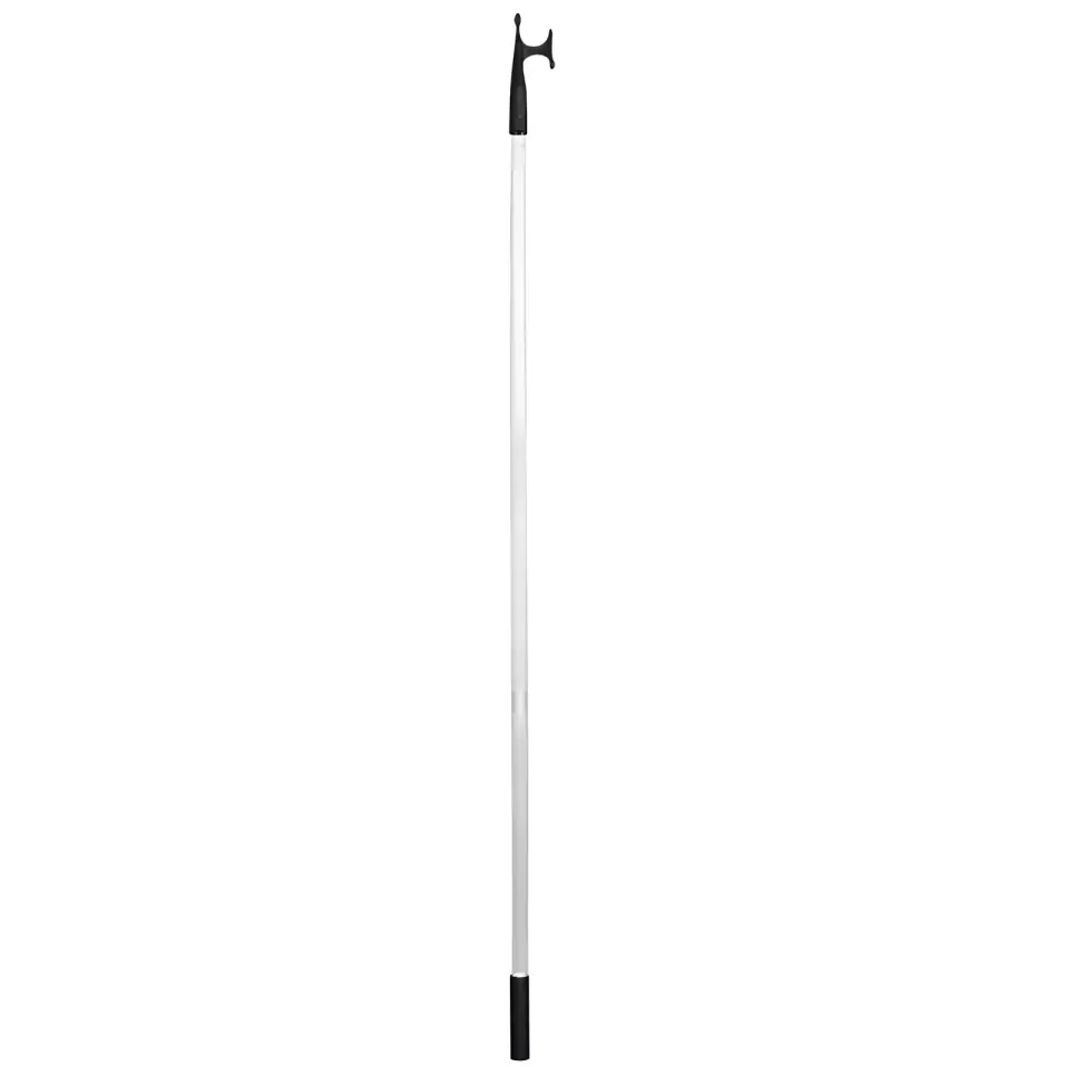 Çift Uçlu Yüzer Kanca, Beyaz Alüminyum, Ø30 mm, 180 cm, Gri